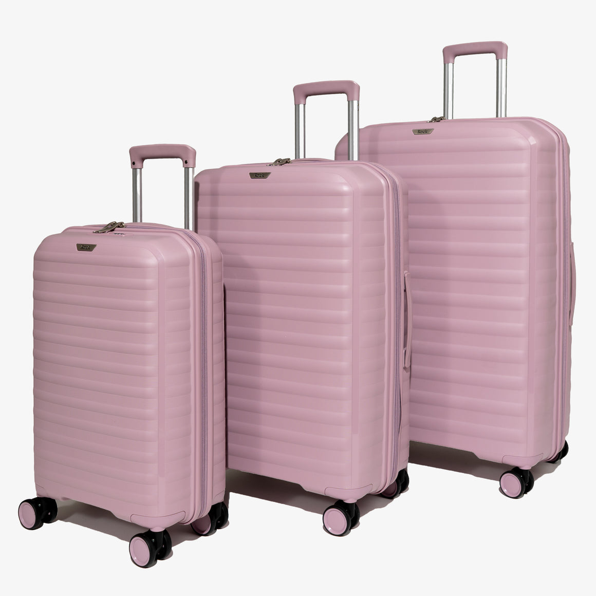 Oslo Set of 3 Suitcases in Pink