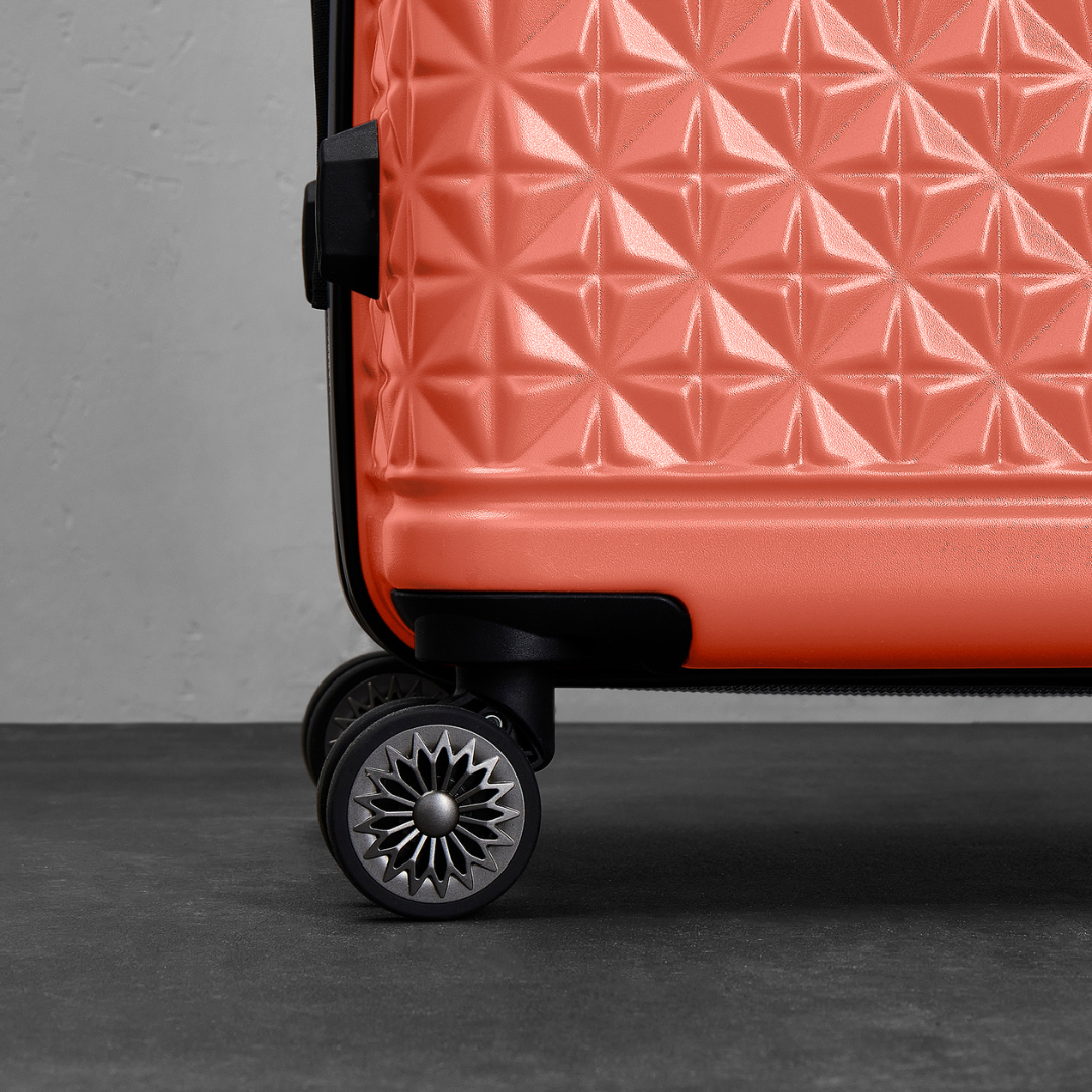 Maya Small Suitcase in Coral