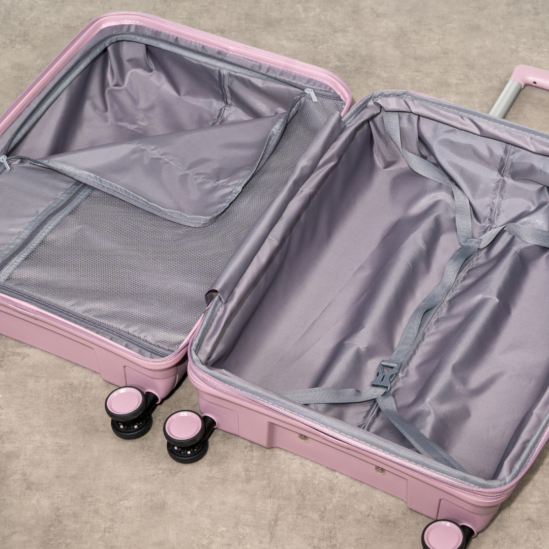 Oslo Set of 3 Suitcases in Pink