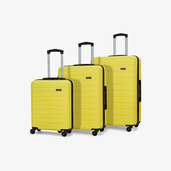 Seattle Set of 3 Suitcases in Yellow
