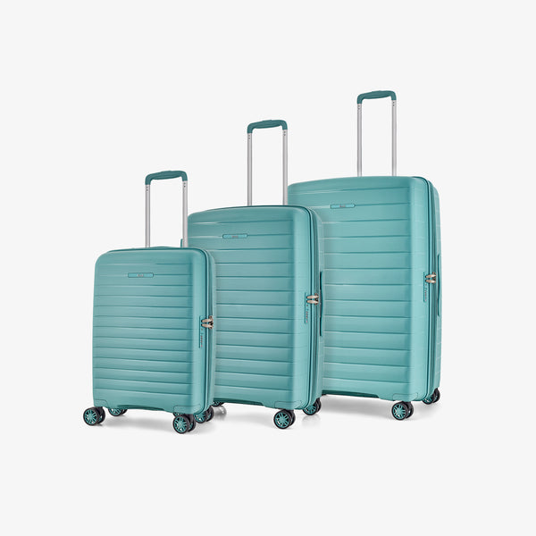 Palma Set of 3 Suitcases in Seafoam