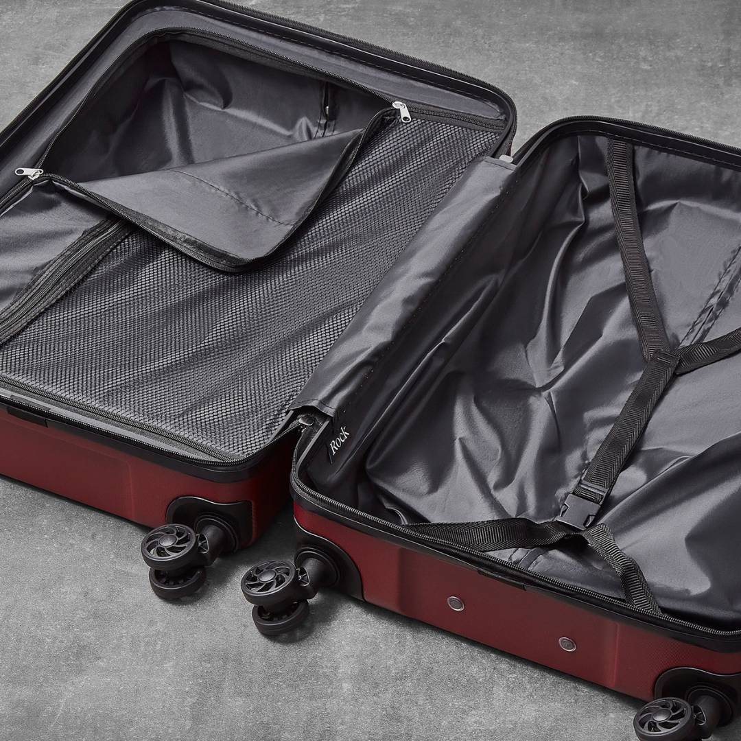 Lincoln Medium Suitcase in Burgundy