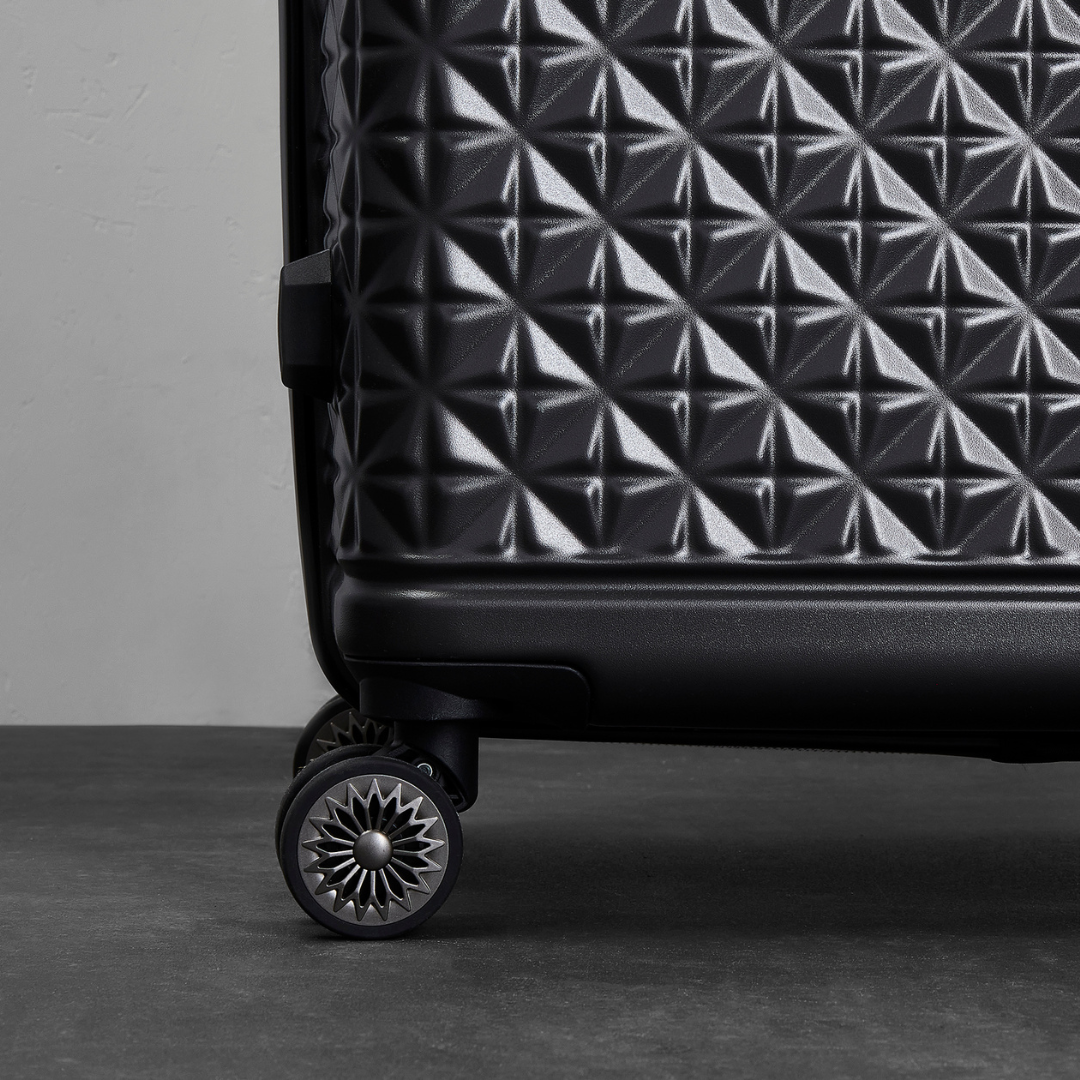 Maya Set of 3 Suitcases in Charcoal
