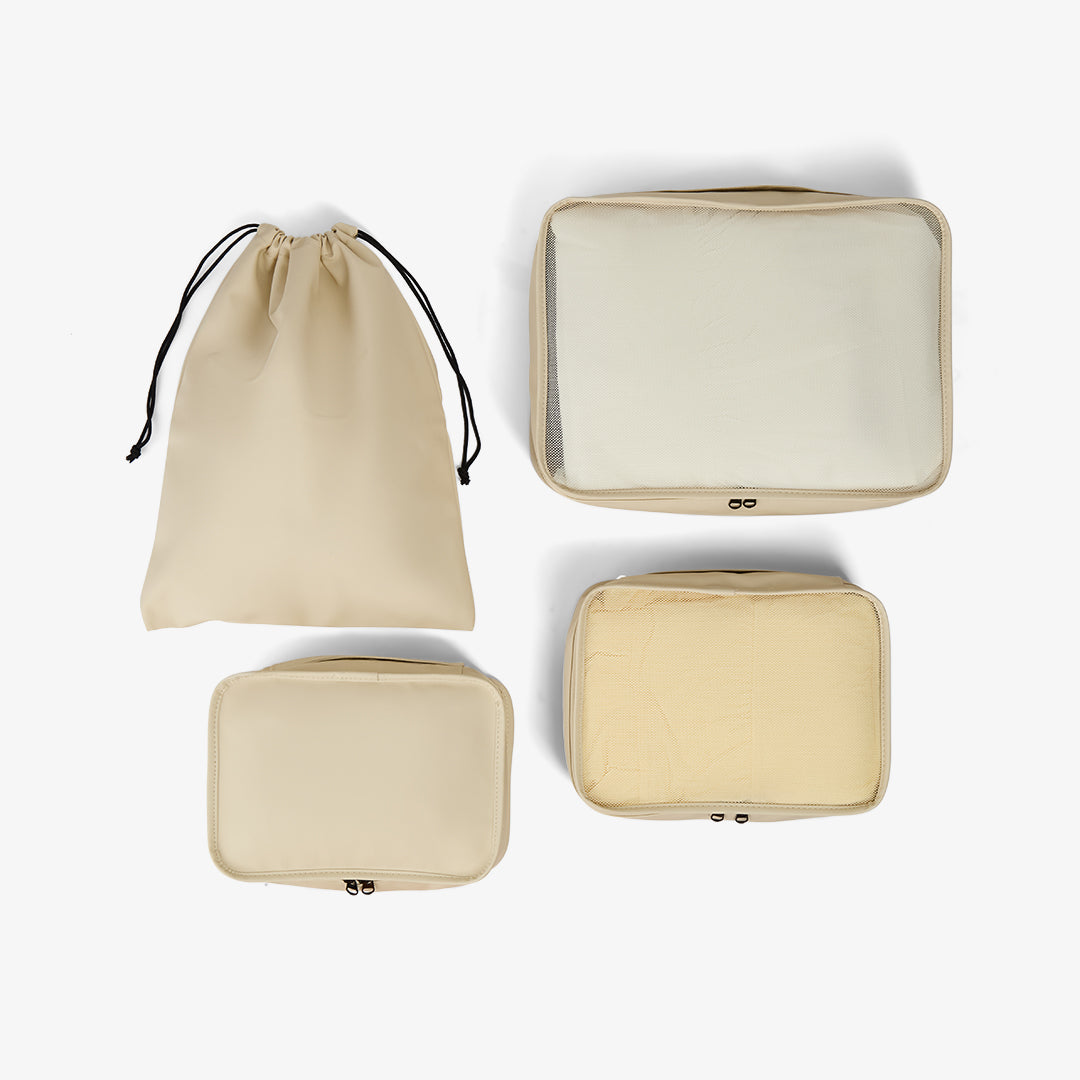 Packing Cubes Set of 4 in Beige