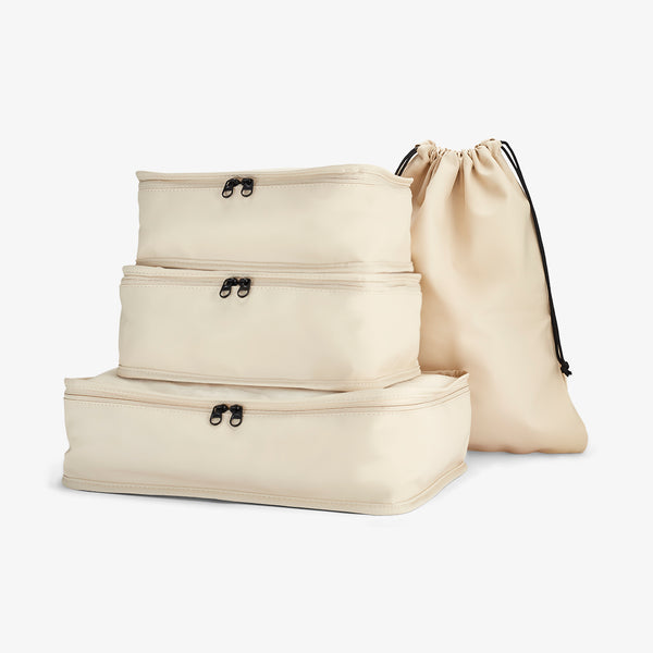 Packing Cubes Set of 4 in Beige