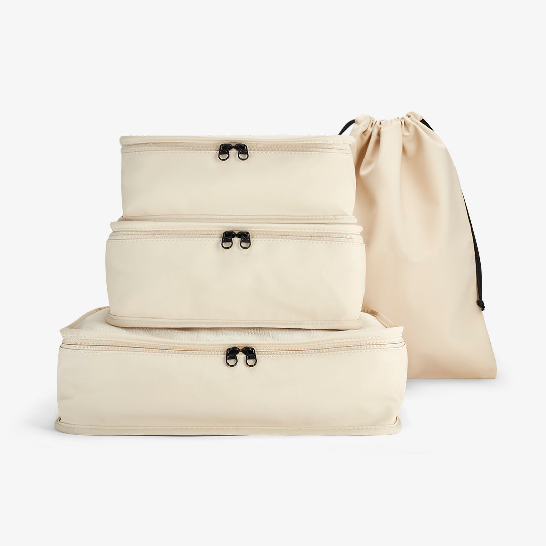Packing Cubes Set of 4 in Beige