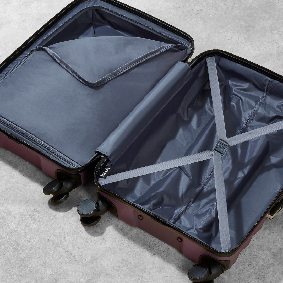 Berlin Set of 3 Suitcases in Purple