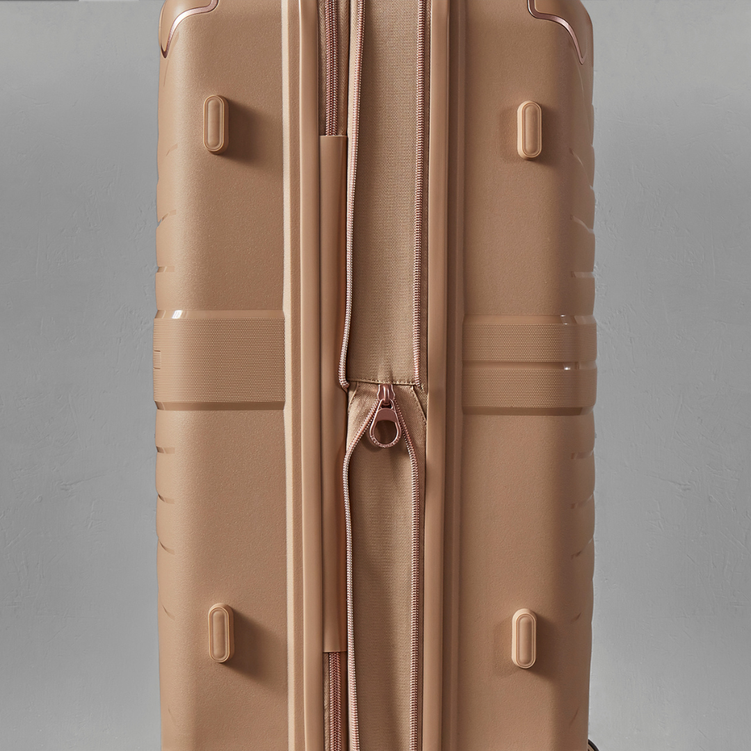 Astrid Medium Suitcase in Beige