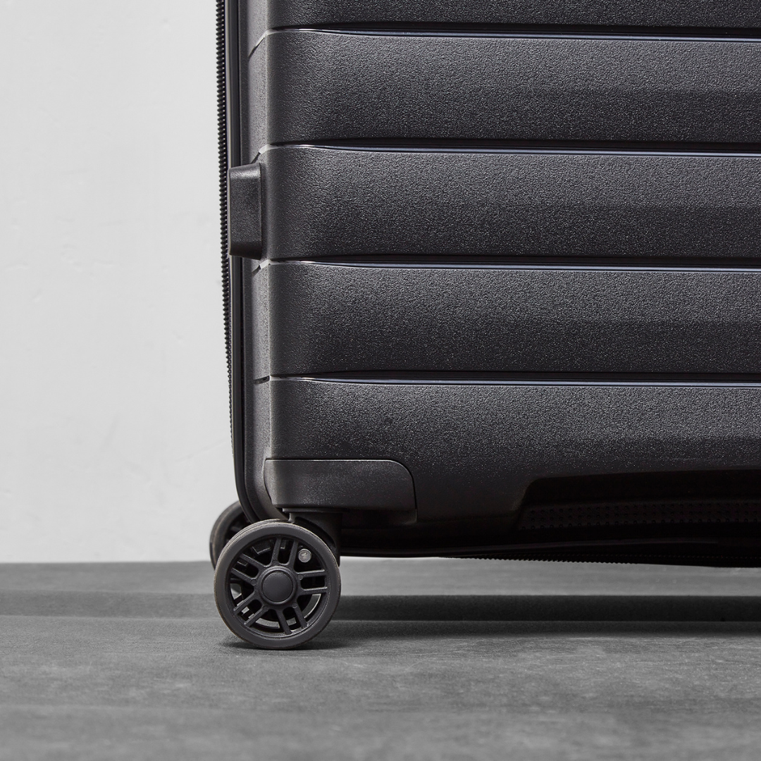 Palma Set of 3 Suitcases in Black