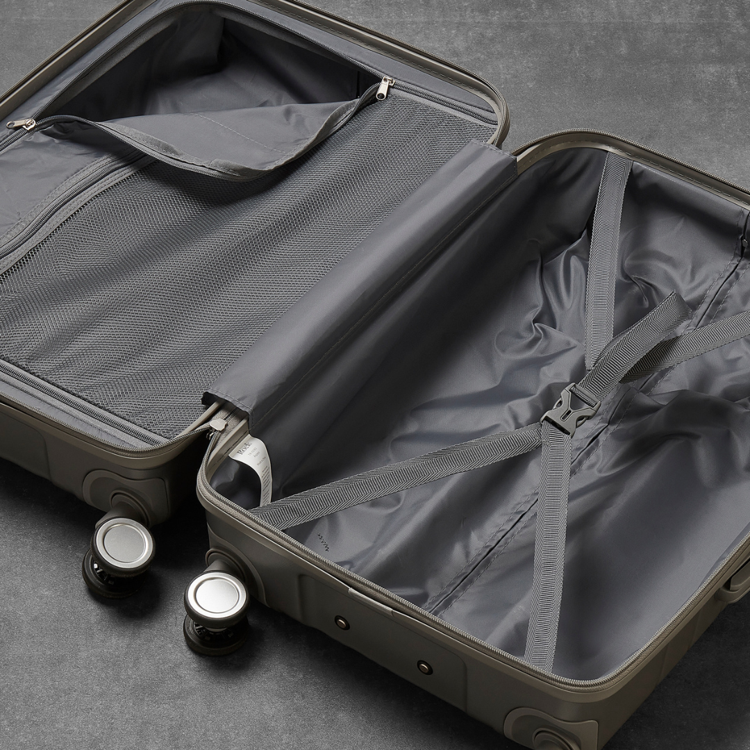 Aspen Small Suitcase in Charcoal