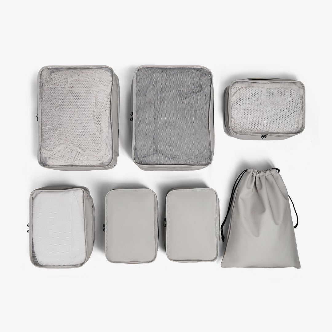 Packing Cubes Set of 7 in Grey