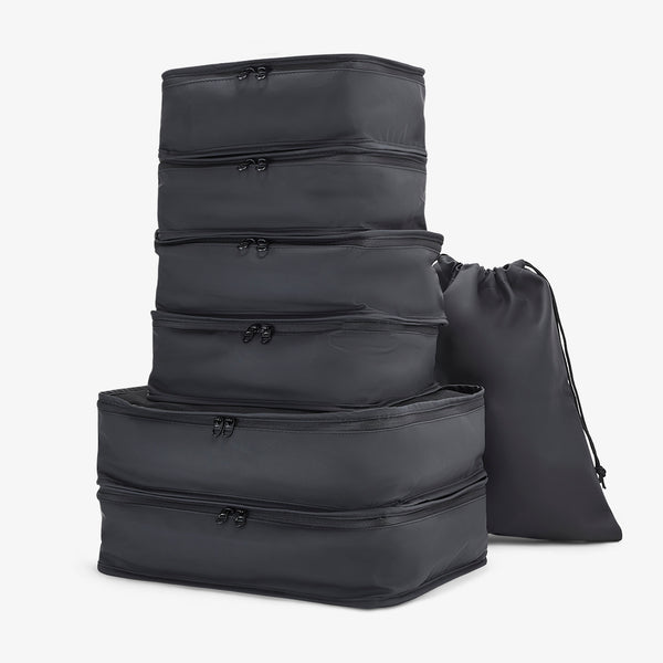 Packing Cubes Set of 7 in Black