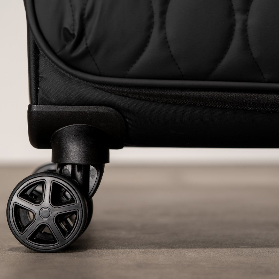 Ember Small Plus Suitcase in Black