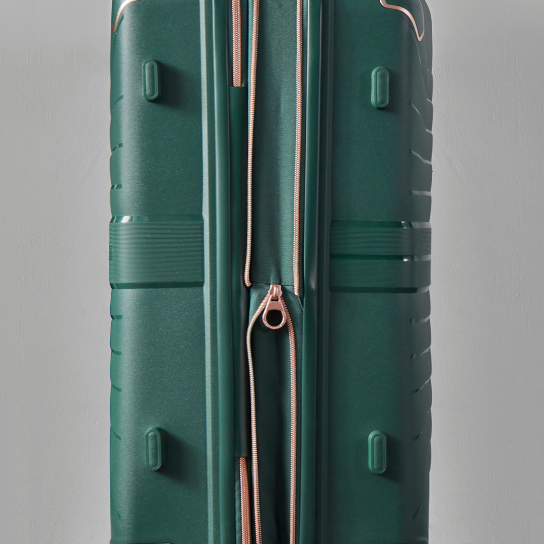 Astrid Medium Suitcase in Dark Green