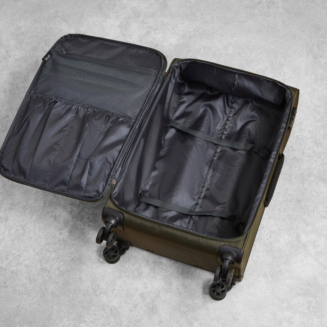 Paris Extra Large Suitcase in Olive Green