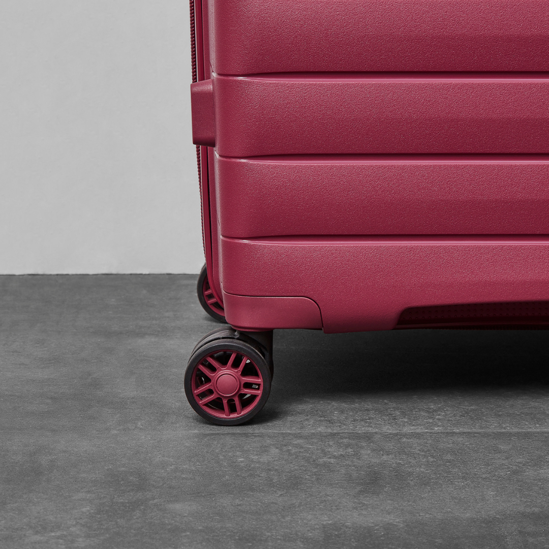 Palma Set of 3 Suitcases in Burgundy