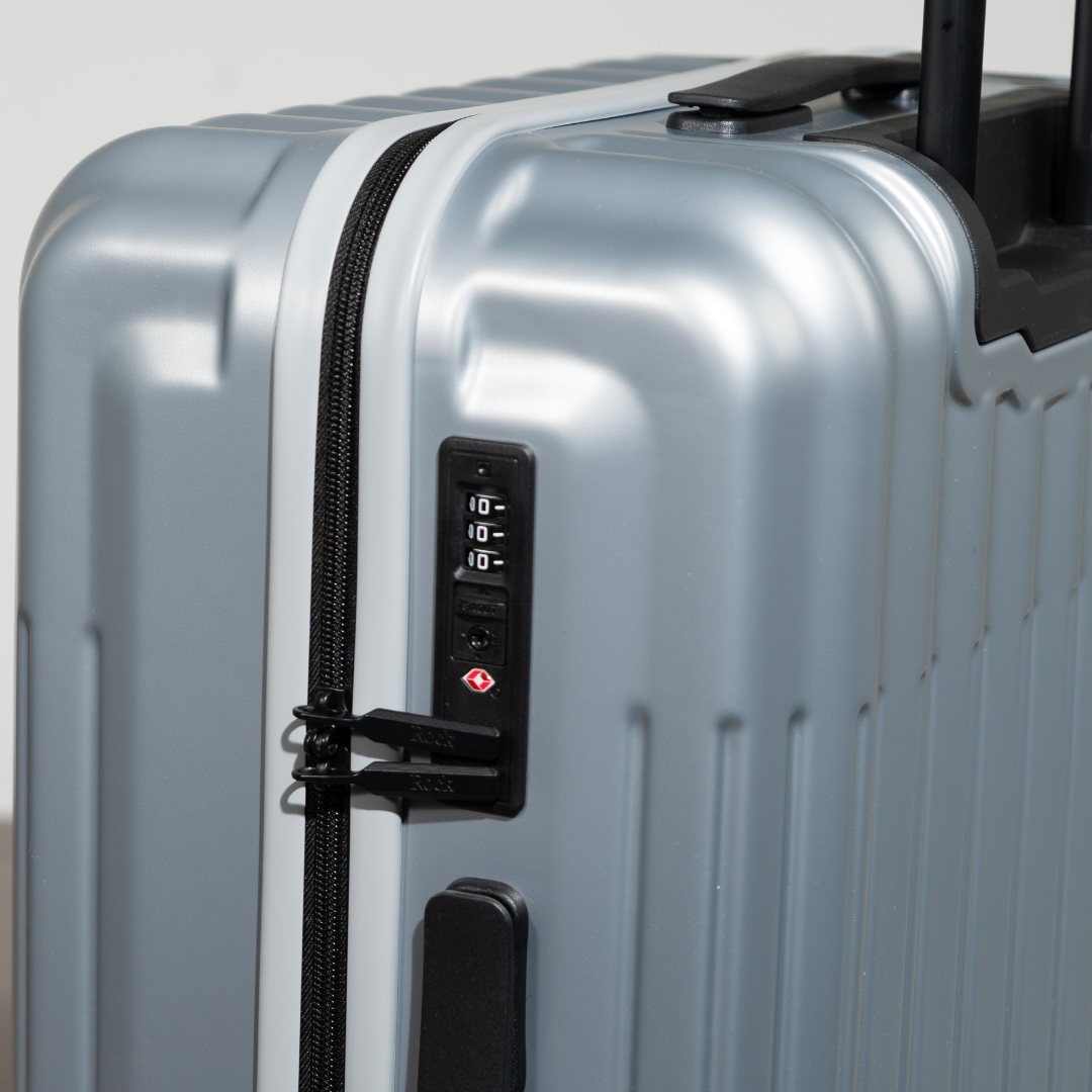 Luna Small Suitcase in Silver
