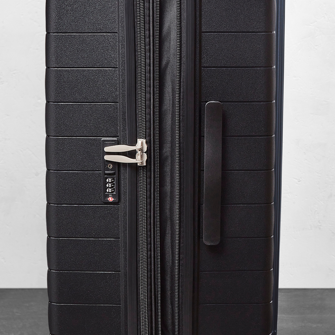 Palma Set of 3 Suitcases in Black