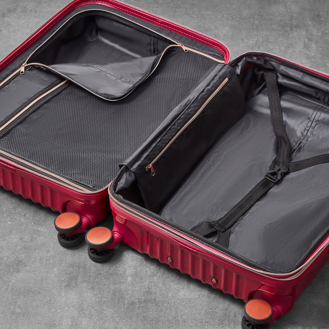Selene Small Suitcase in Magenta Pink