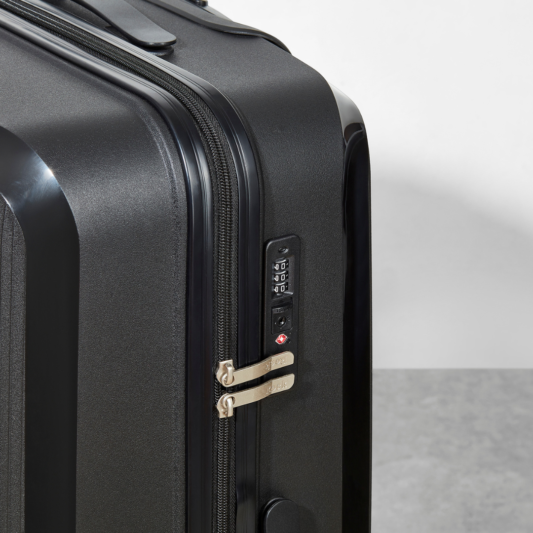Hudson Large Suitcase in Black