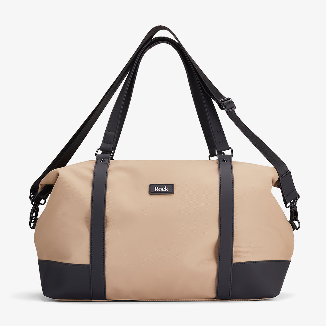 Harper Medium Holdall In Beige