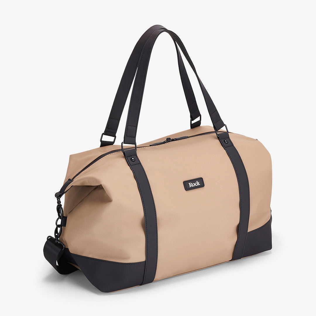 Harper Medium Holdall In Beige
