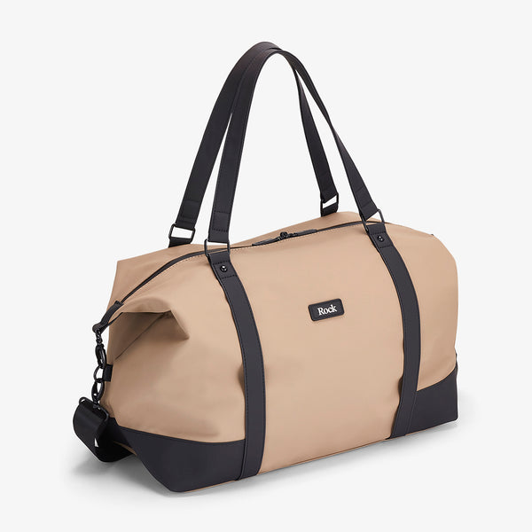 Harper Medium Holdall In Beige