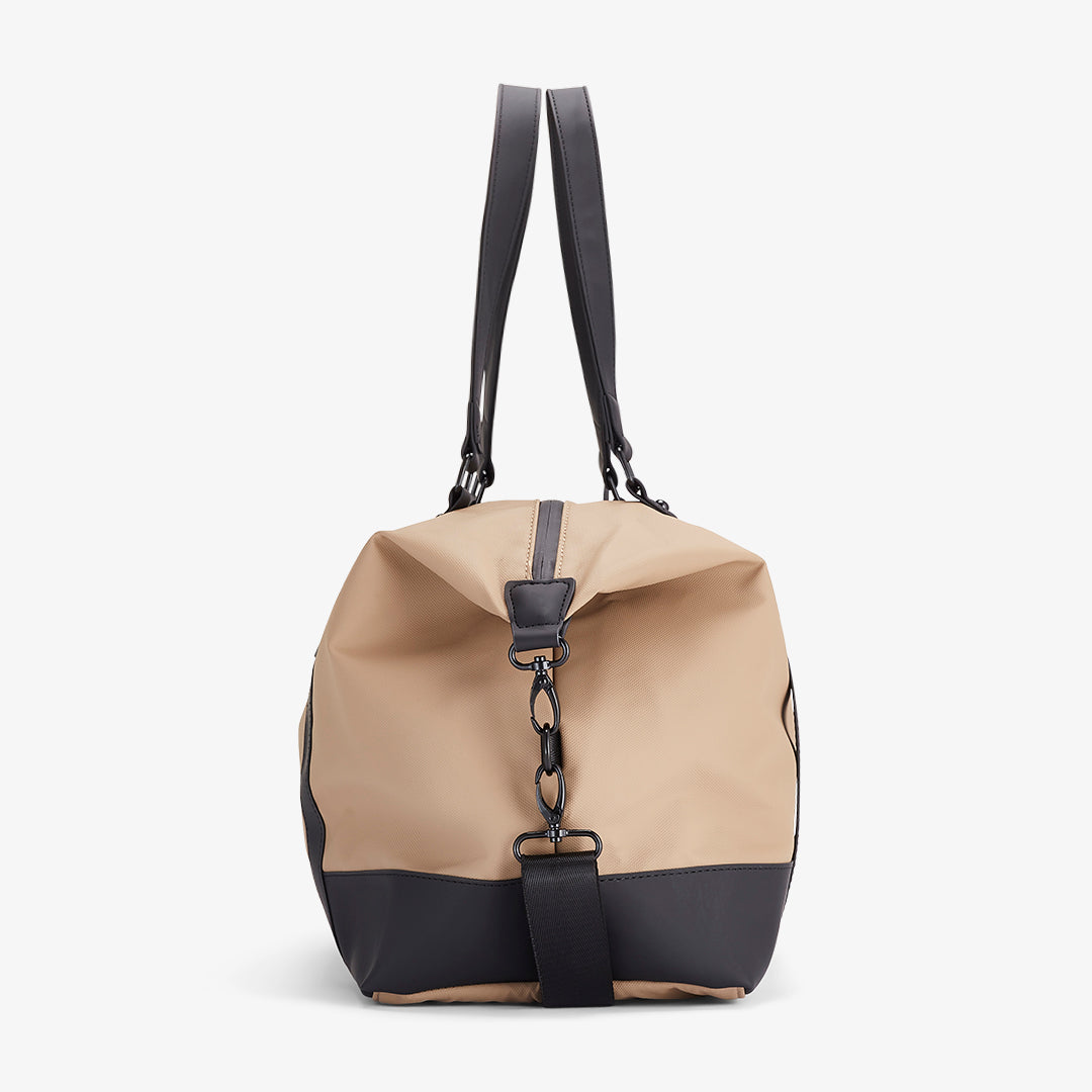 Harper Medium Holdall In Beige