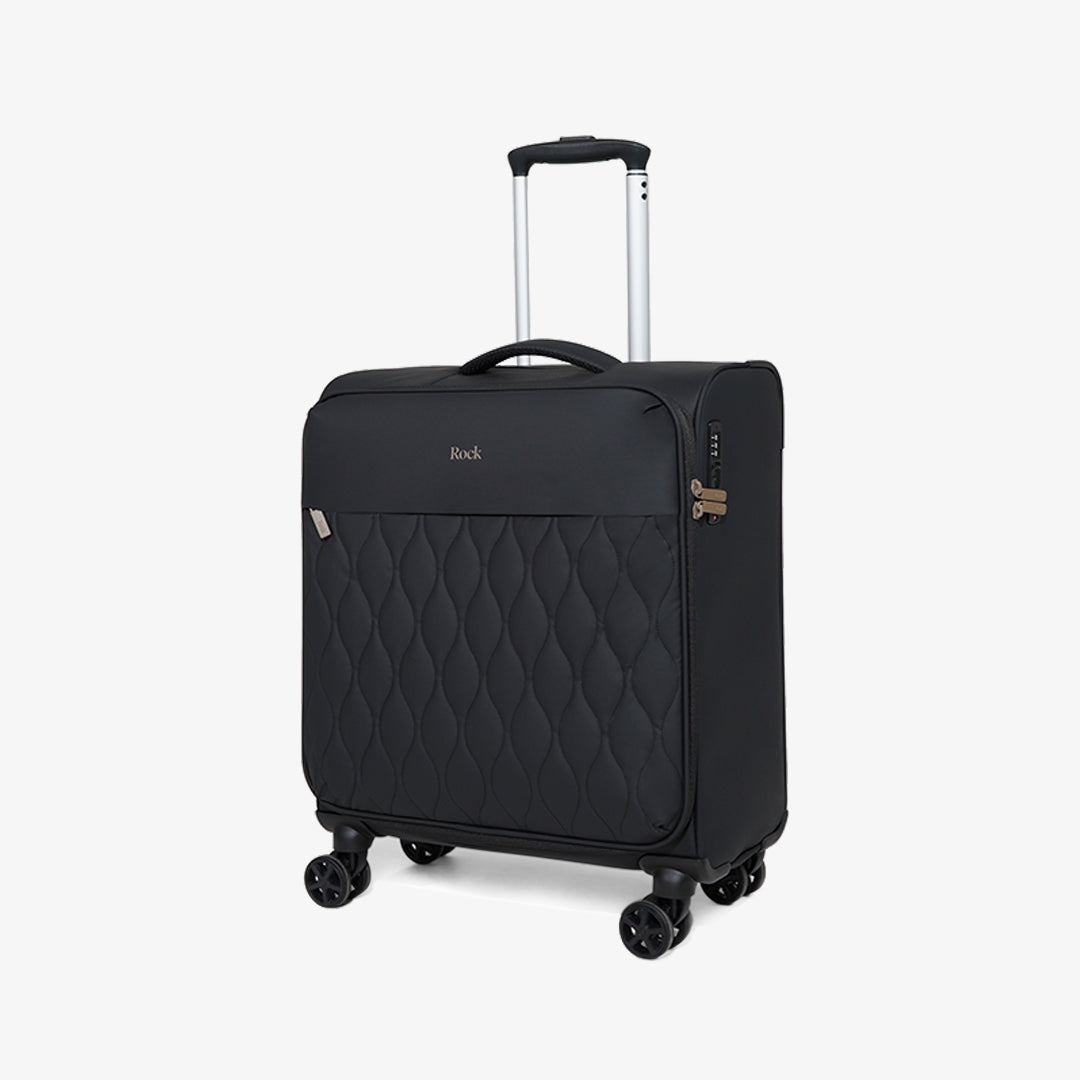 Ember Small Plus Suitcase in Black