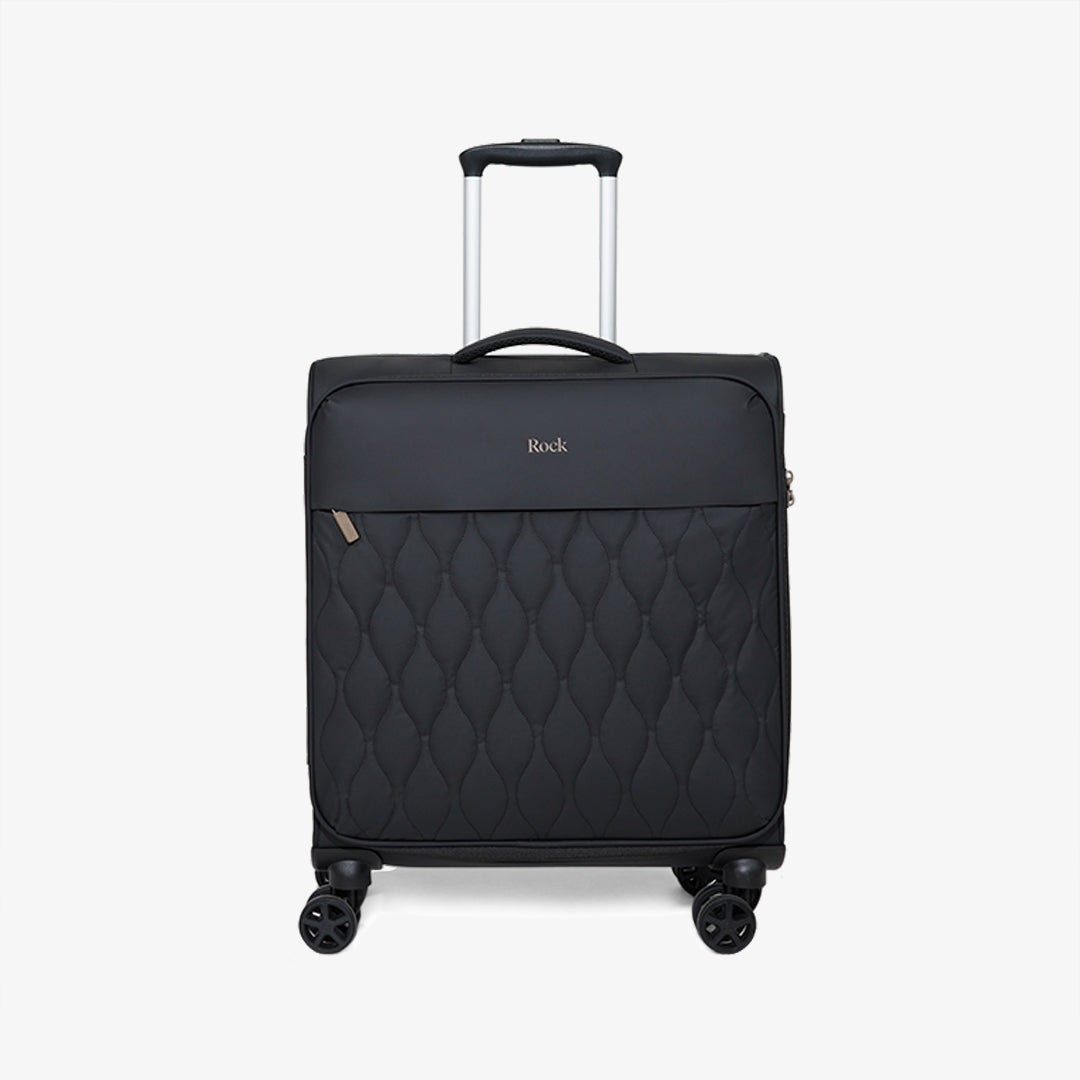 Ember Small Plus Suitcase in Black