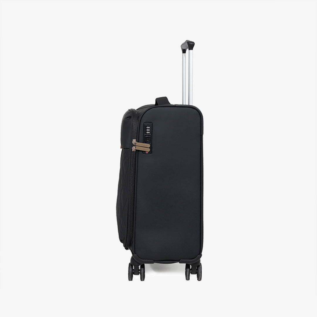 Ember Small Plus Suitcase in Black