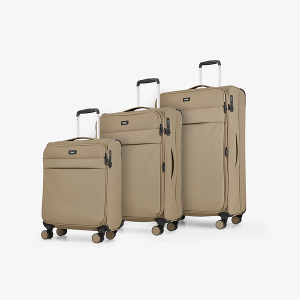Harper Set of 3 Suitcases in Beige