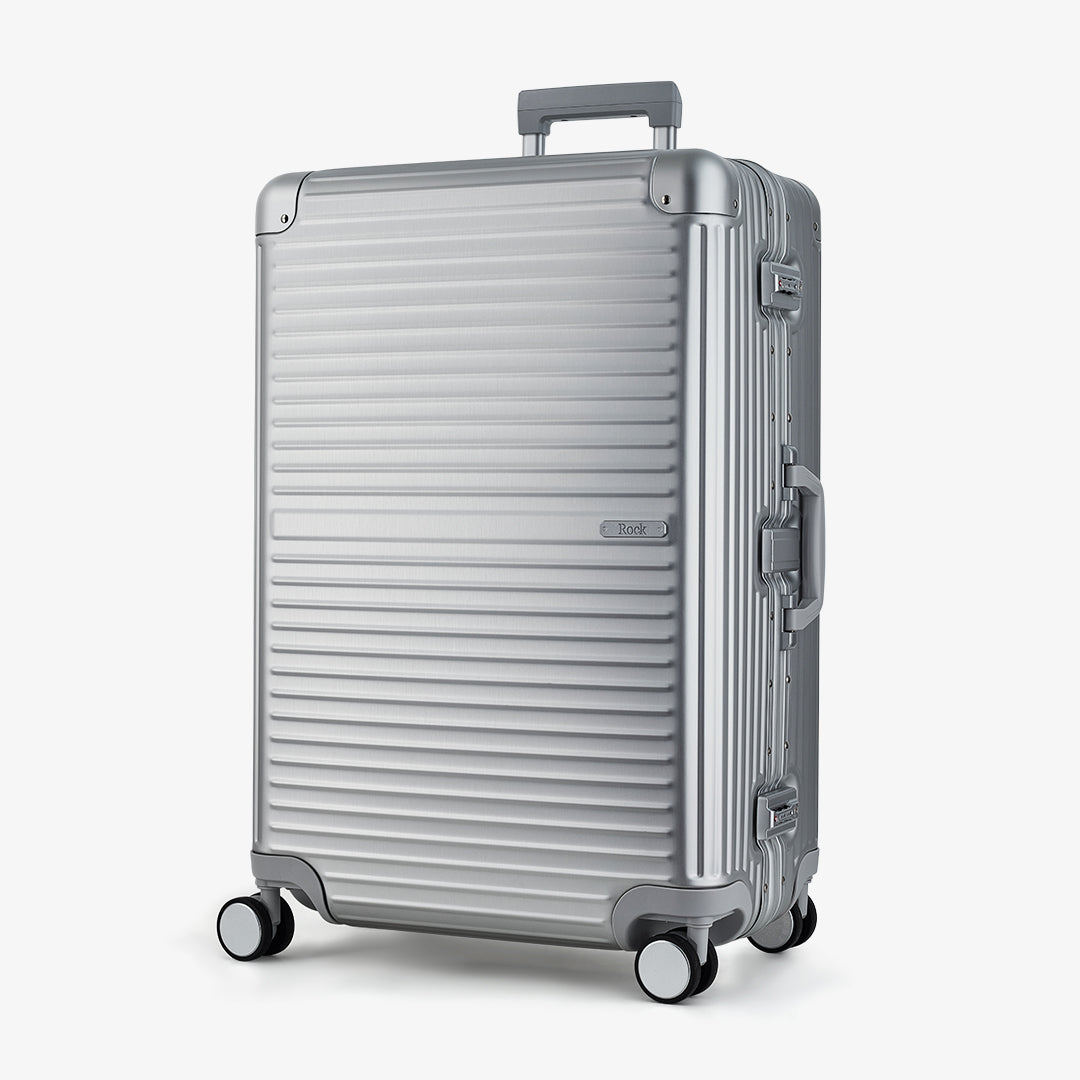 Axel Large Suitcase | Silver