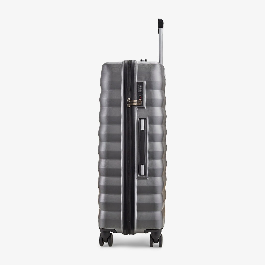 Berlin Set of 3 Suitcases in Charcoal