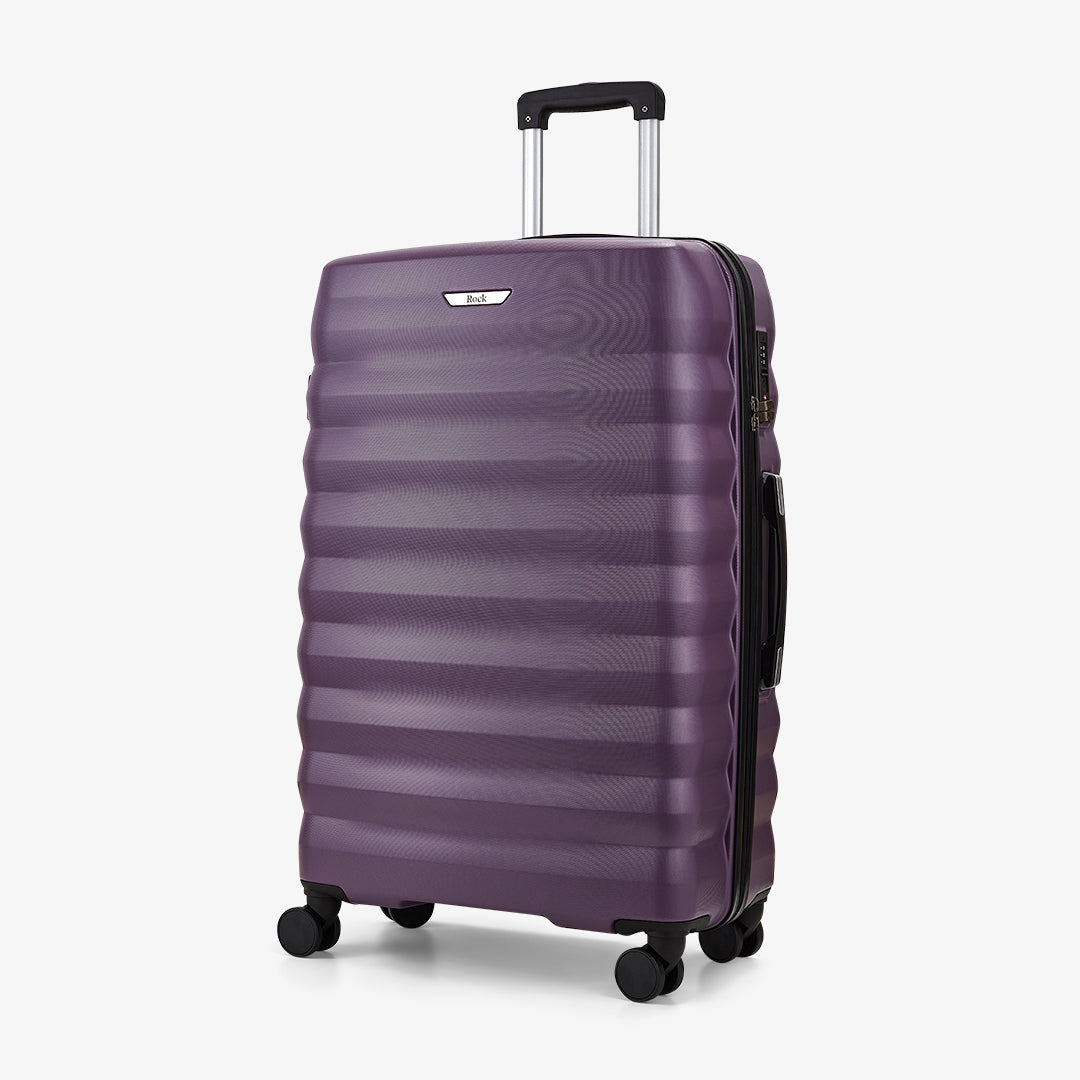 Berlin Large Suitcase Purple Rock Luggage - Main Image