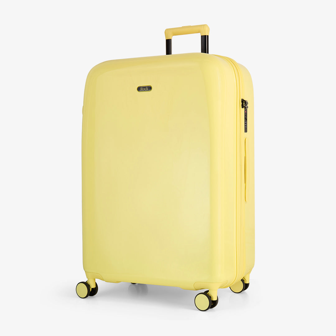Gelato Large Suitcase Lemon Ice Rock Luggage