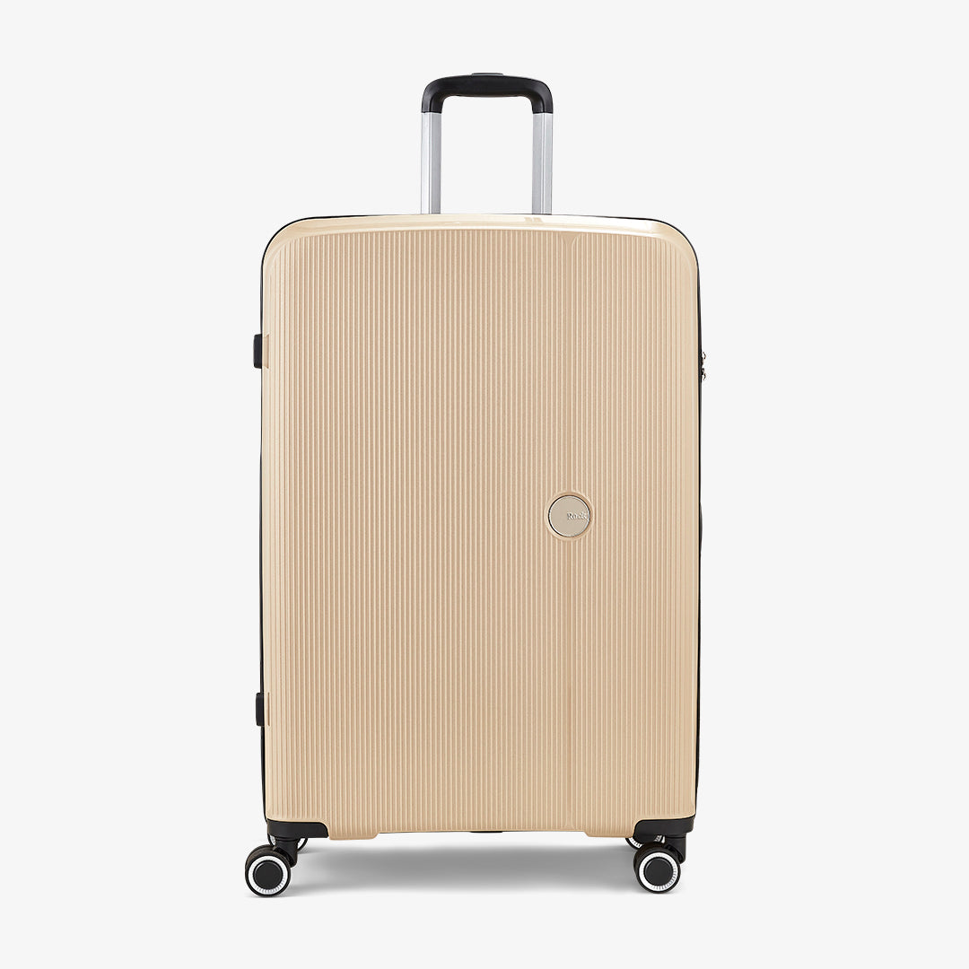Hudson Large Suitcase in Champagne