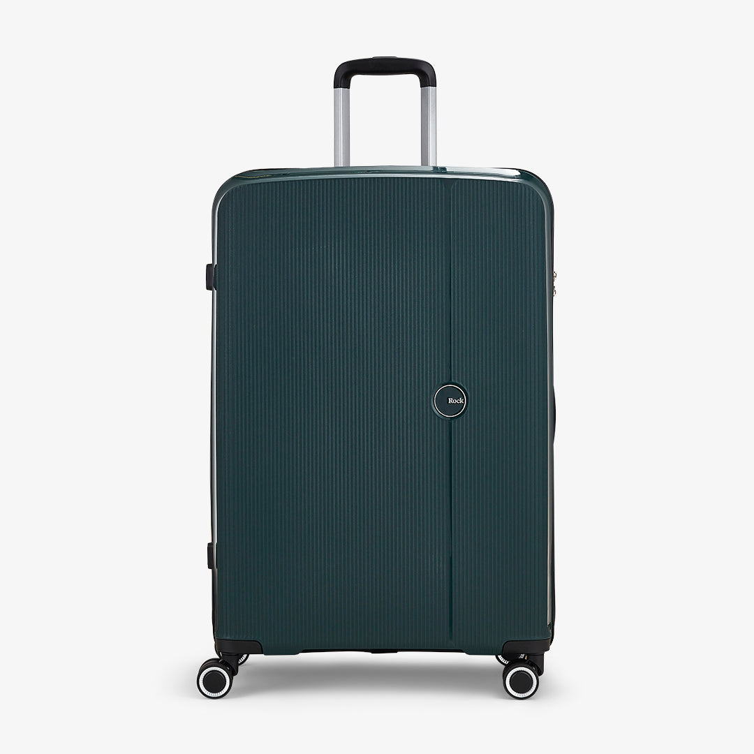 Hudson Large Suitcase in Forest Green