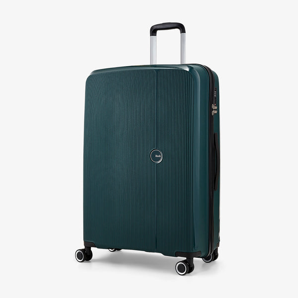 Hudson Large Suitcase in Forest Green