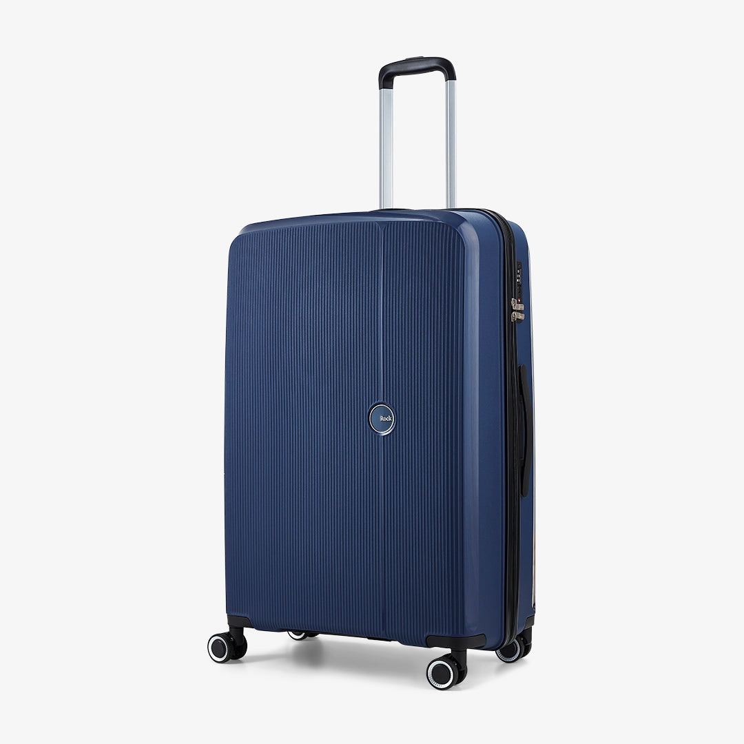 Hudson Large Suitcase in Navy