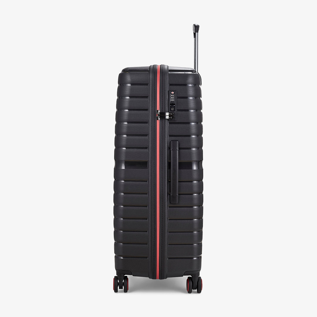 Hydra-Lite Set of 3 Suitcases in Black