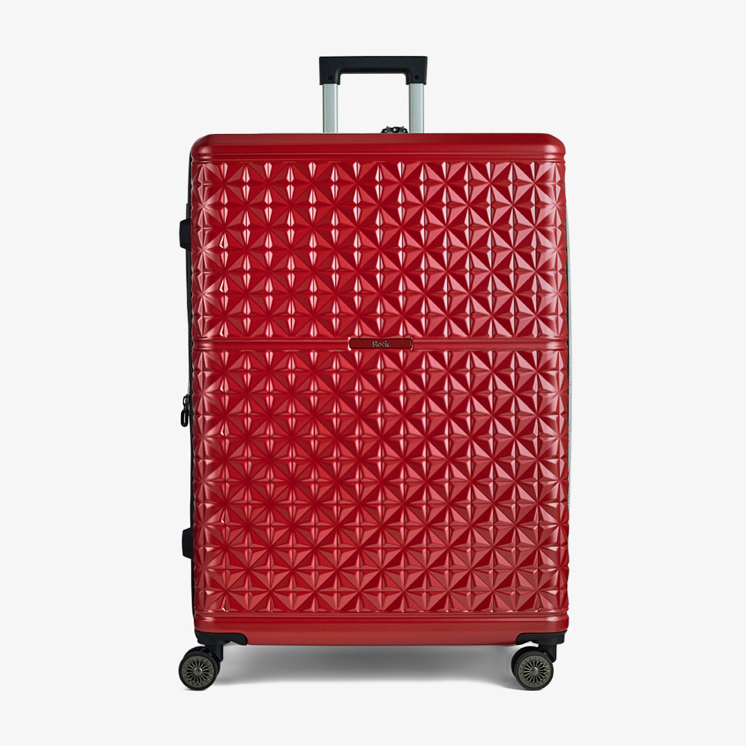Maya Set of 3 Suitcases in Red