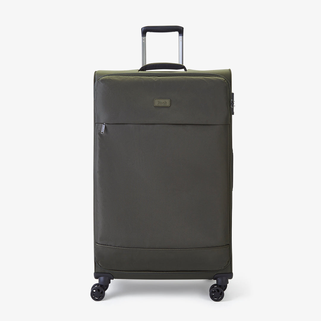 Paris Large Suitcase in Olive Green