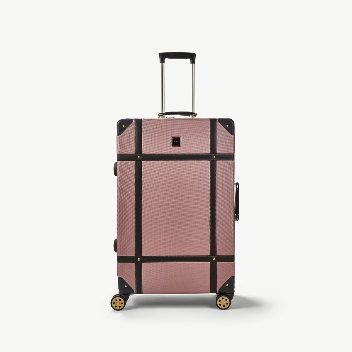 Vintage Set of 3 Suitcases Rose Pink Rock Luggage