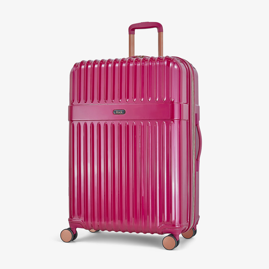 Selene Set of 4 Suitcases in Magenta Pink