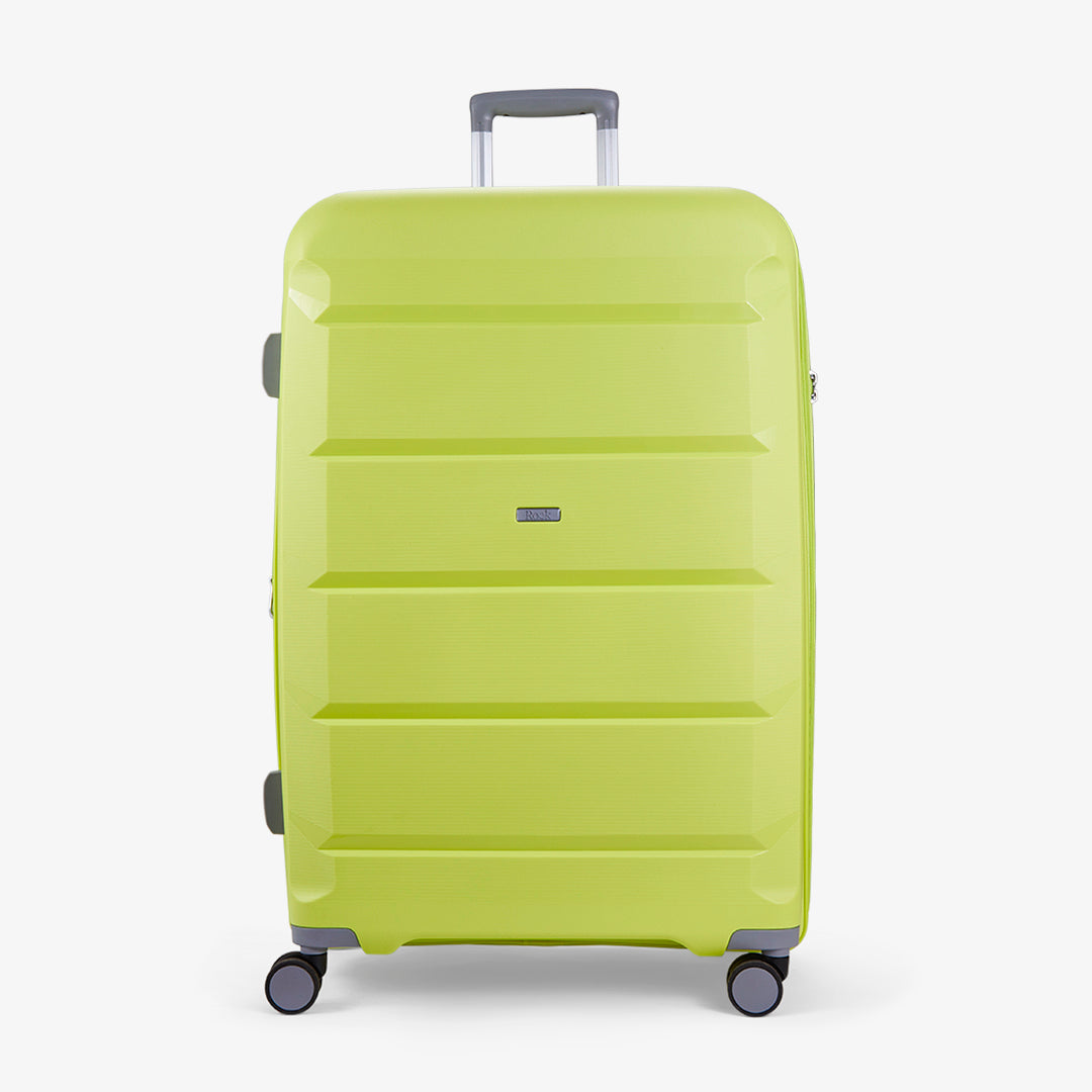 Tulum Set of 3 Suitcases in Lime Green
