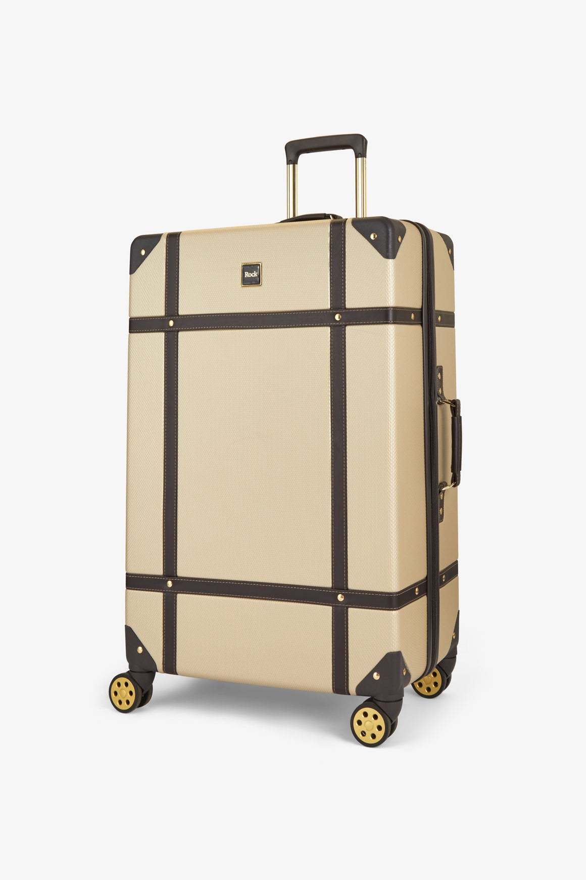 Vintage Set of 3 Suitcases in Gold