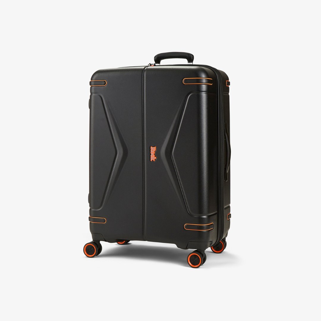 Genesis Medium Suitcase Black Rock Luggage