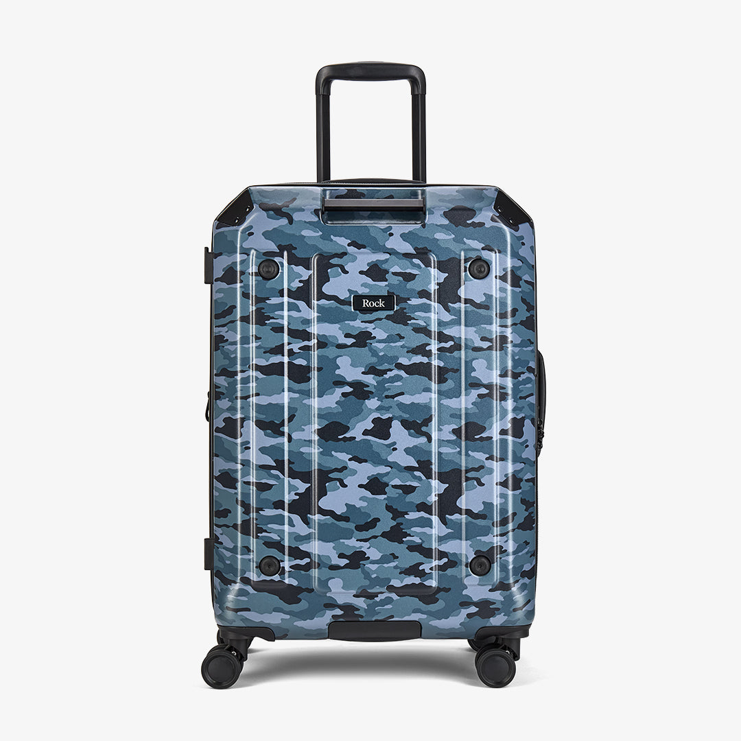 Alpine Medium Suitcase in Blue Camouflage