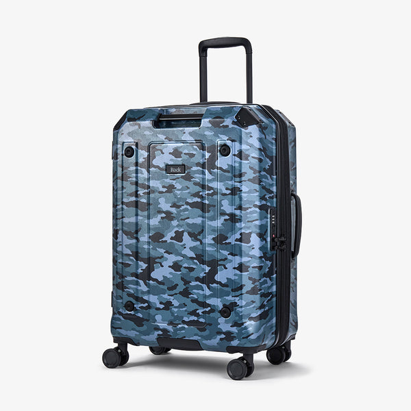 Alpine Medium Suitcase in Blue Camouflage